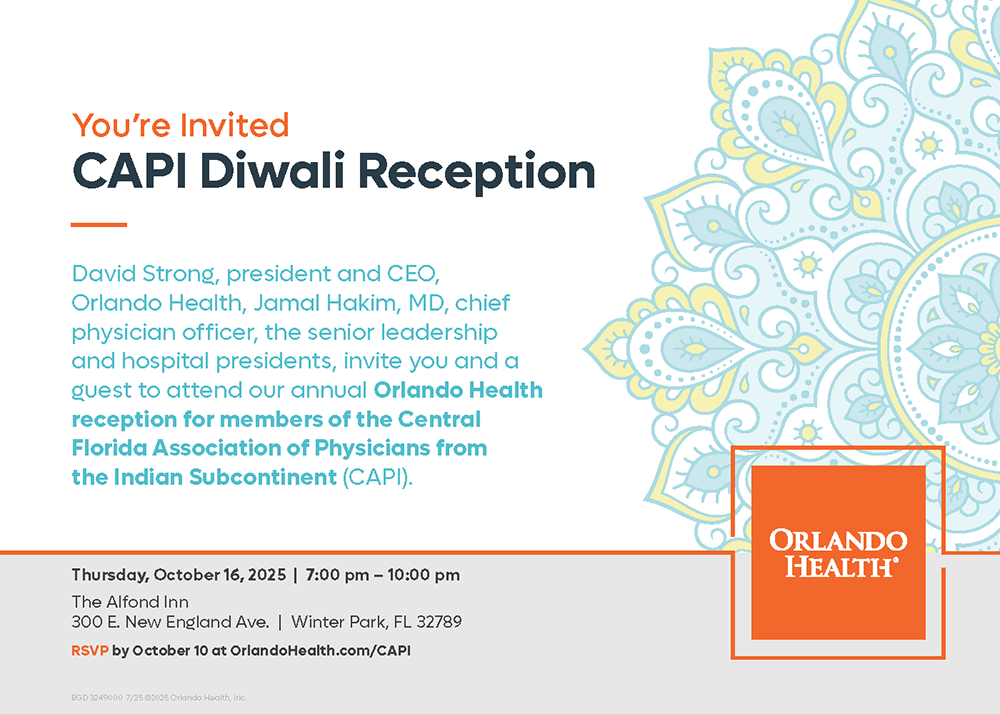 2025 ORLANDO HEALTH DIWALI RECEPTION